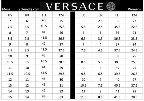 versace maat 38|Women's Shoes Size Guide .